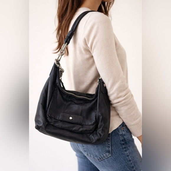 Coach Handbags - Coach Kristin Leather Shoulder Bag